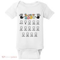 Class Of 2030 Grow With Me Checklist Prek 12th Retro K12 Baby Bodysuit thumb 0