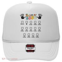 Class Of 2030 Grow With Me Checklist Prek 12th Retro K12 Hat thumb 0