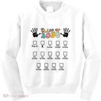 Class Of 2030 Grow With Me Checklist Prek 12th Retro K12 Kids Sweatshirt thumb 0
