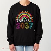 Class Of 2037 Kindergarten Prek Grow With Me Graduation Women's Sweatshirt thumb 0