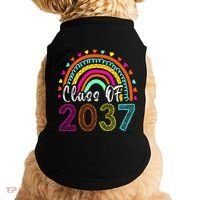Class Of 2037 Kindergarten Prek Grow With Me Graduation Doggie Tank thumb 0