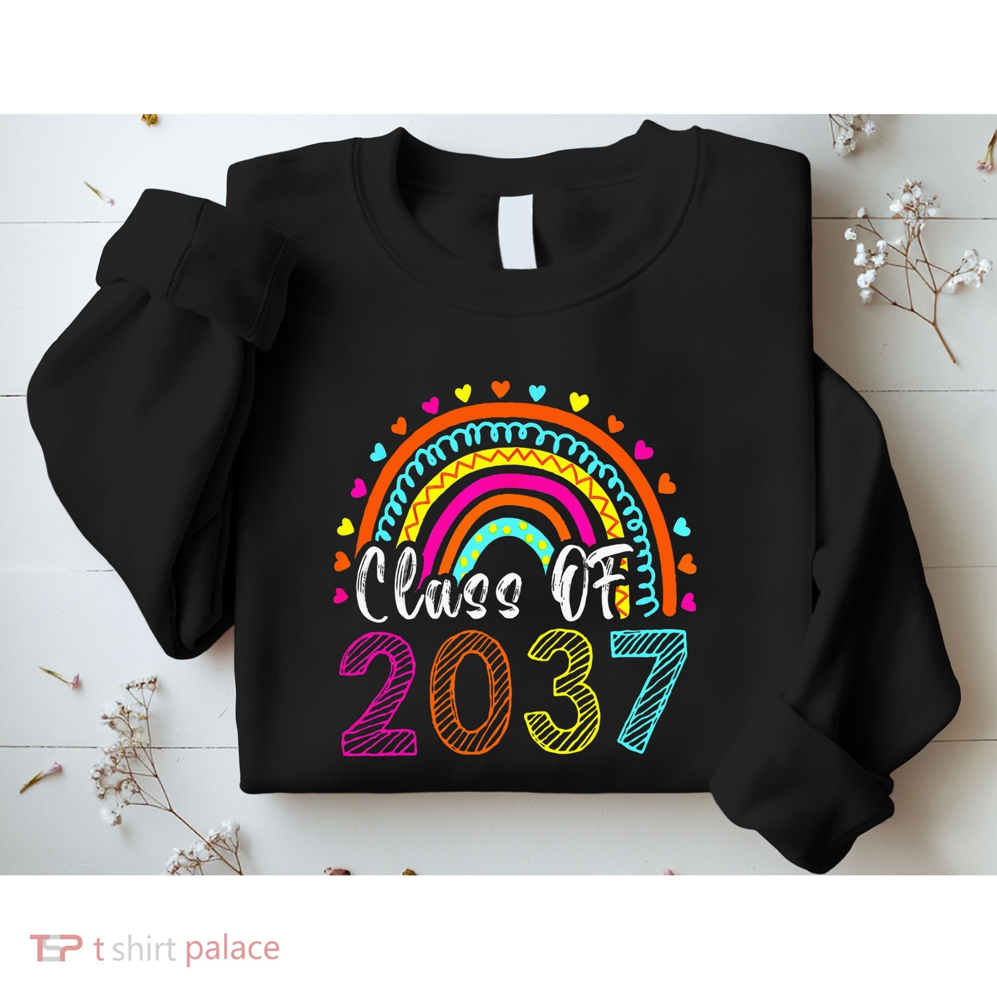 Class Of 2037 Kindergarten Prek Grow With Me Graduation Sweatshirt