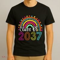 Class Of 2037 Kindergarten Prek Grow With Me Graduation T-Shirt thumb 3