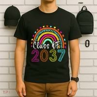 Class Of 2037 Kindergarten Prek Grow With Me Graduation T-Shirt thumb 6