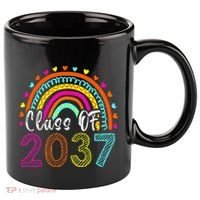 Class Of 2037 Kindergarten Prek Grow With Me Graduation 11oz C Handle Ceramic Mug thumb 0
