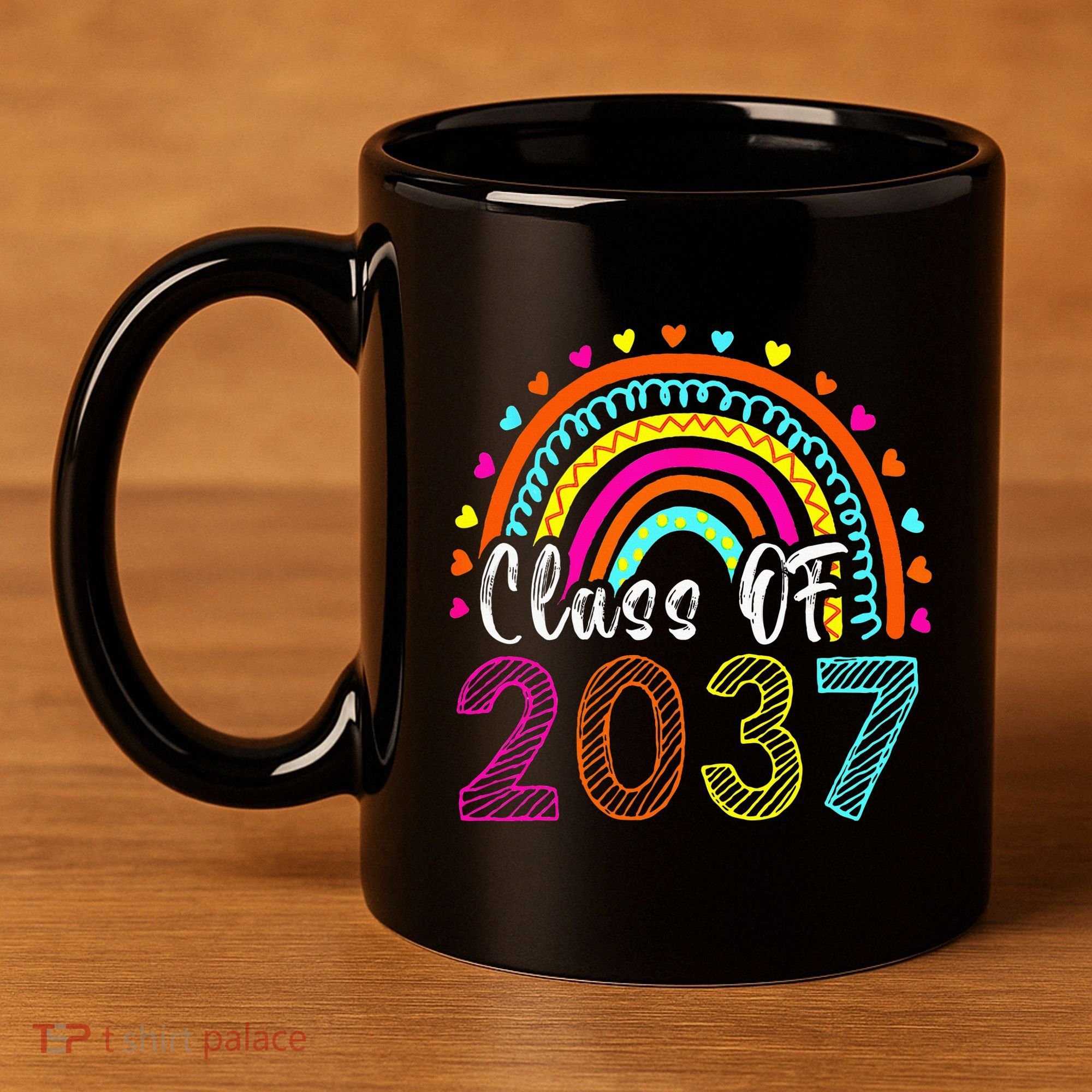 Class Of 2037 Kindergarten Prek Grow With Me Graduation 11oz C Handle Ceramic Mug
