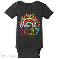 Class Of 2037 Kindergarten Prek Grow With Me Graduation Baby Bodysuit thumb 0