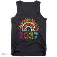 Class Of 2037 Kindergarten Prek Grow With Me Graduation Tank Top thumb 0
