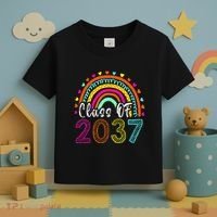 Class Of 2037 Kindergarten Prek Grow With Me Graduation Toddler T-Shirt thumb 3
