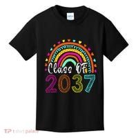 Class Of 2037 Kindergarten Prek Grow With Me Graduation Kids T-Shirt thumb 0