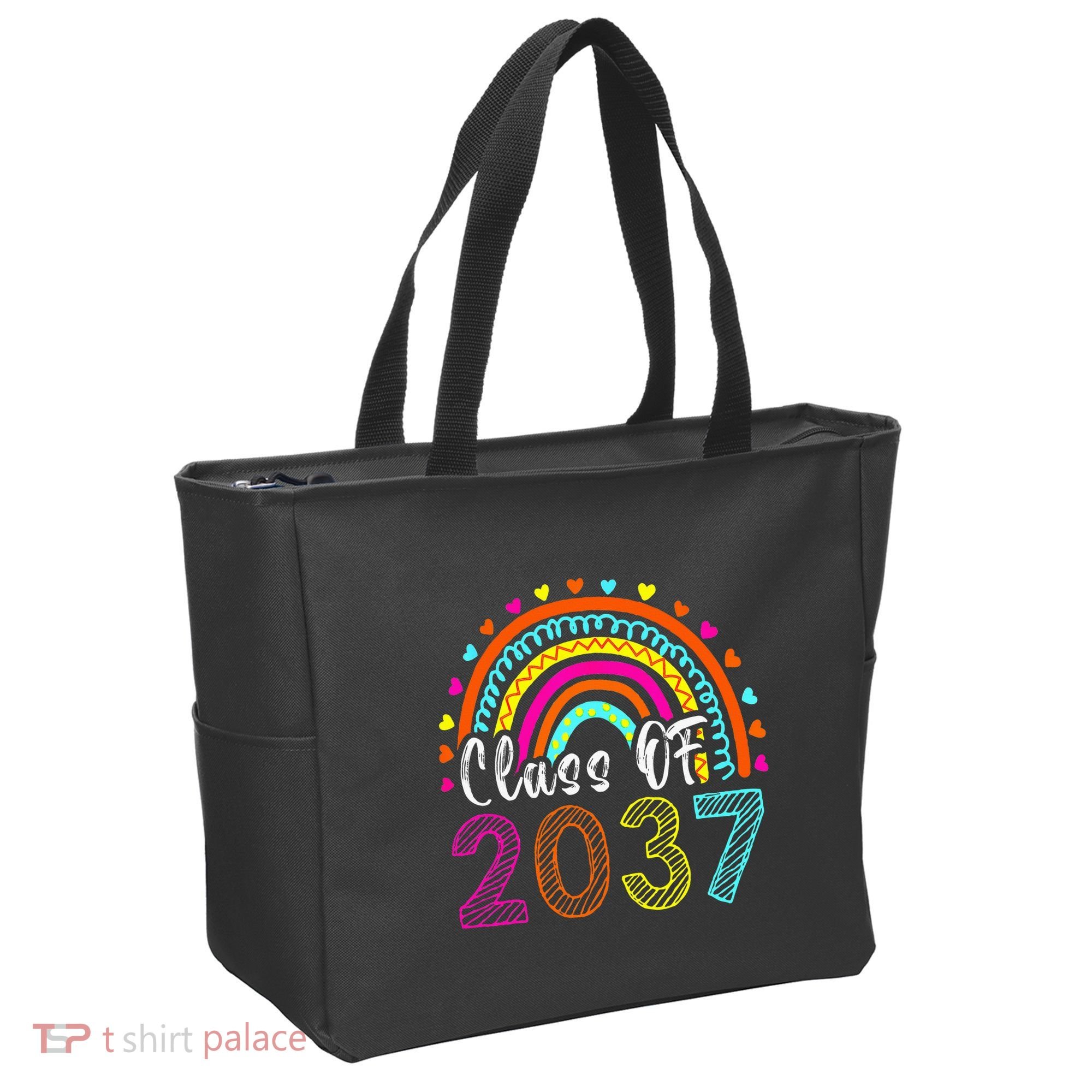 Class Of 2037 Kindergarten Prek Grow With Me Graduation Tote Bag