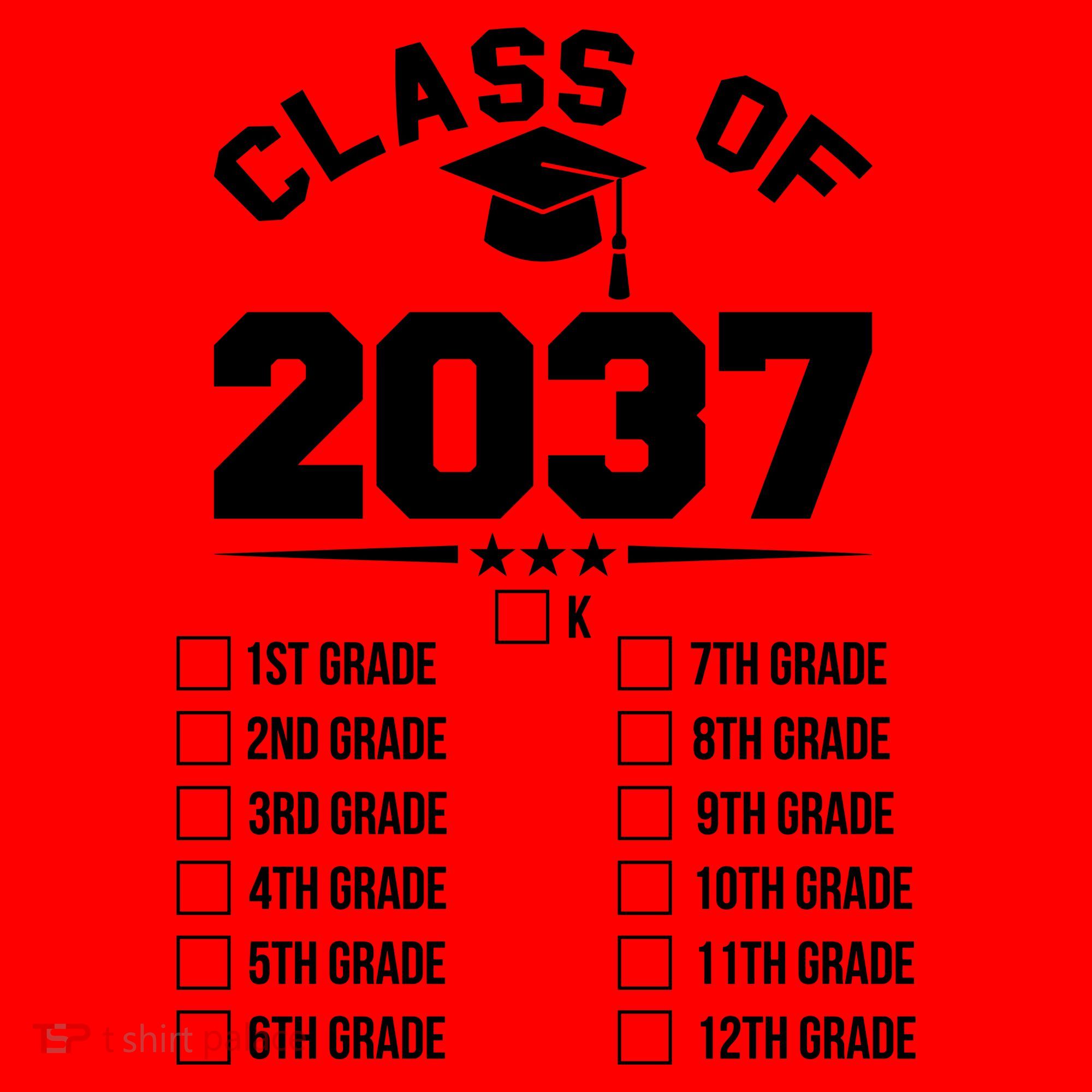 Class Of 2037 Grow With Me Checklist Kindergarten 12th Grade Santa Hat