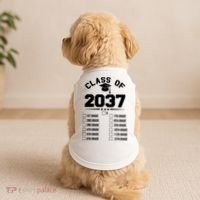Class Of 2037 Grow With Me Checklist Kindergarten 12th Grade Doggie Tank thumb 2