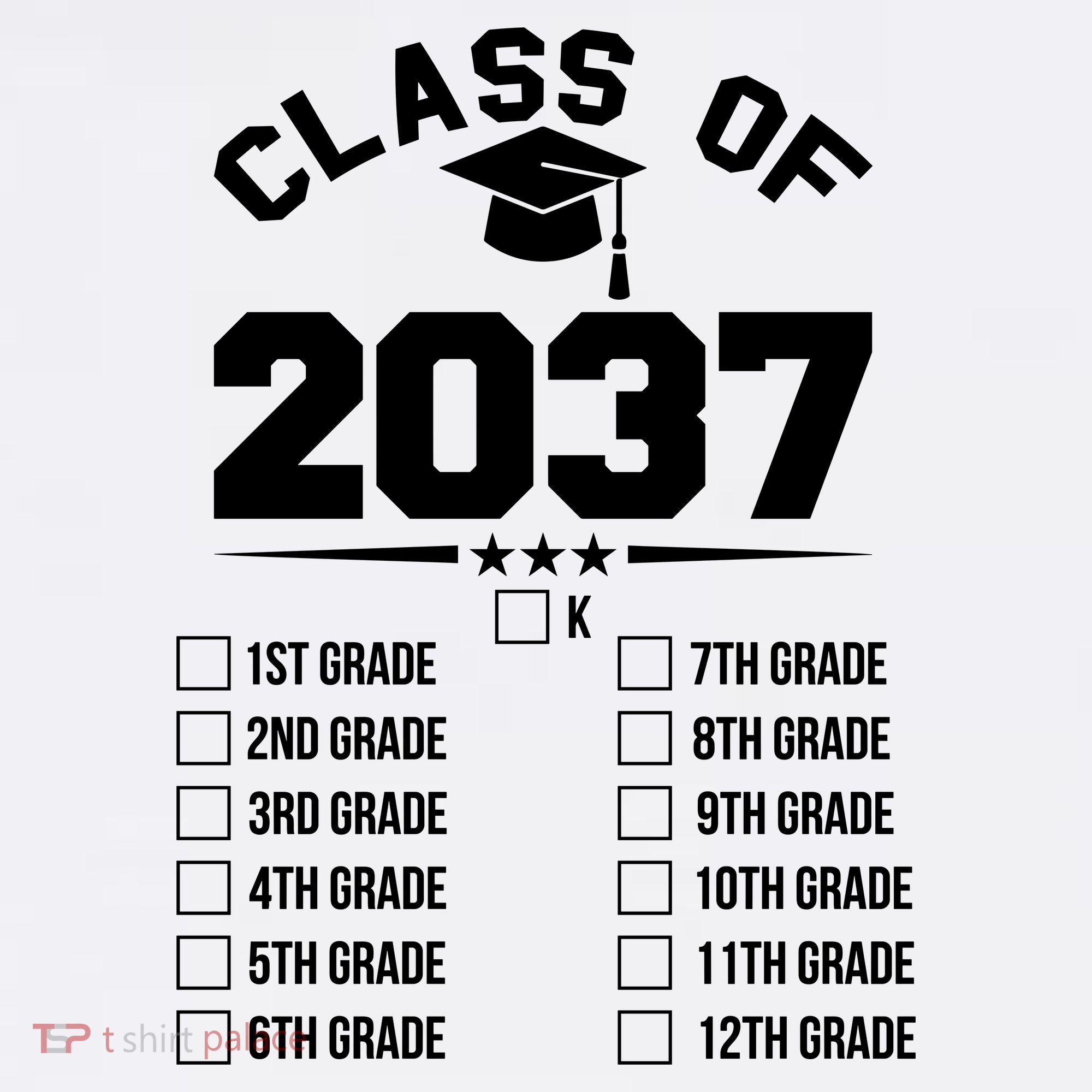 Class Of 2037 Grow With Me Checklist Kindergarten 12th Grade Mousepad