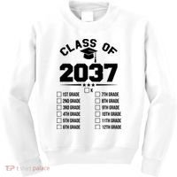 Class Of 2037 Grow With Me Checklist Kindergarten 12th Grade Kids Sweatshirt thumb 0