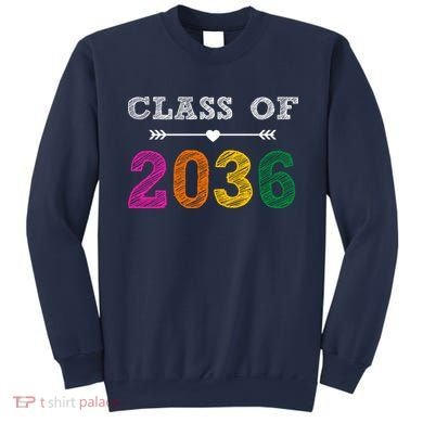 Class Of 2036 Colorful Graduation Gift Sweatshirt