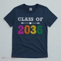 Class Of 2036 Colorful Graduation Gift T-Shirt thumb 5