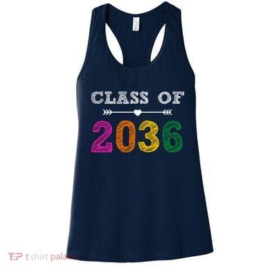 Class Of 2036 Colorful Graduation Gift Women's Tank Top
