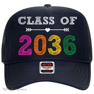 Class Of 2036 Colorful Graduation Gift Hat