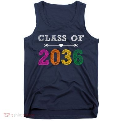Class Of 2036 Colorful Graduation Gift Tank Top