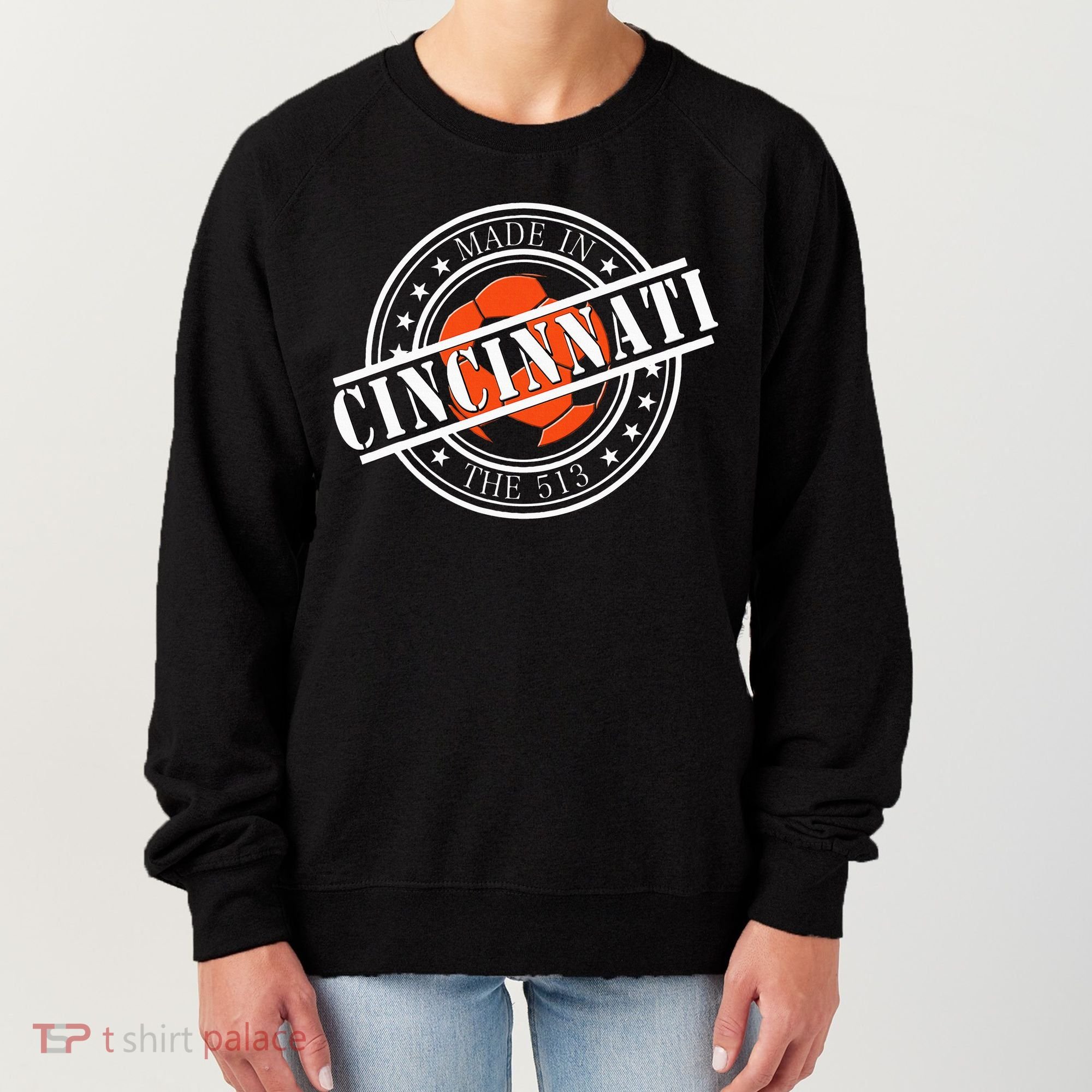 Cincinnati Ohio 513 Soccer Squad Women's Sweatshirt
