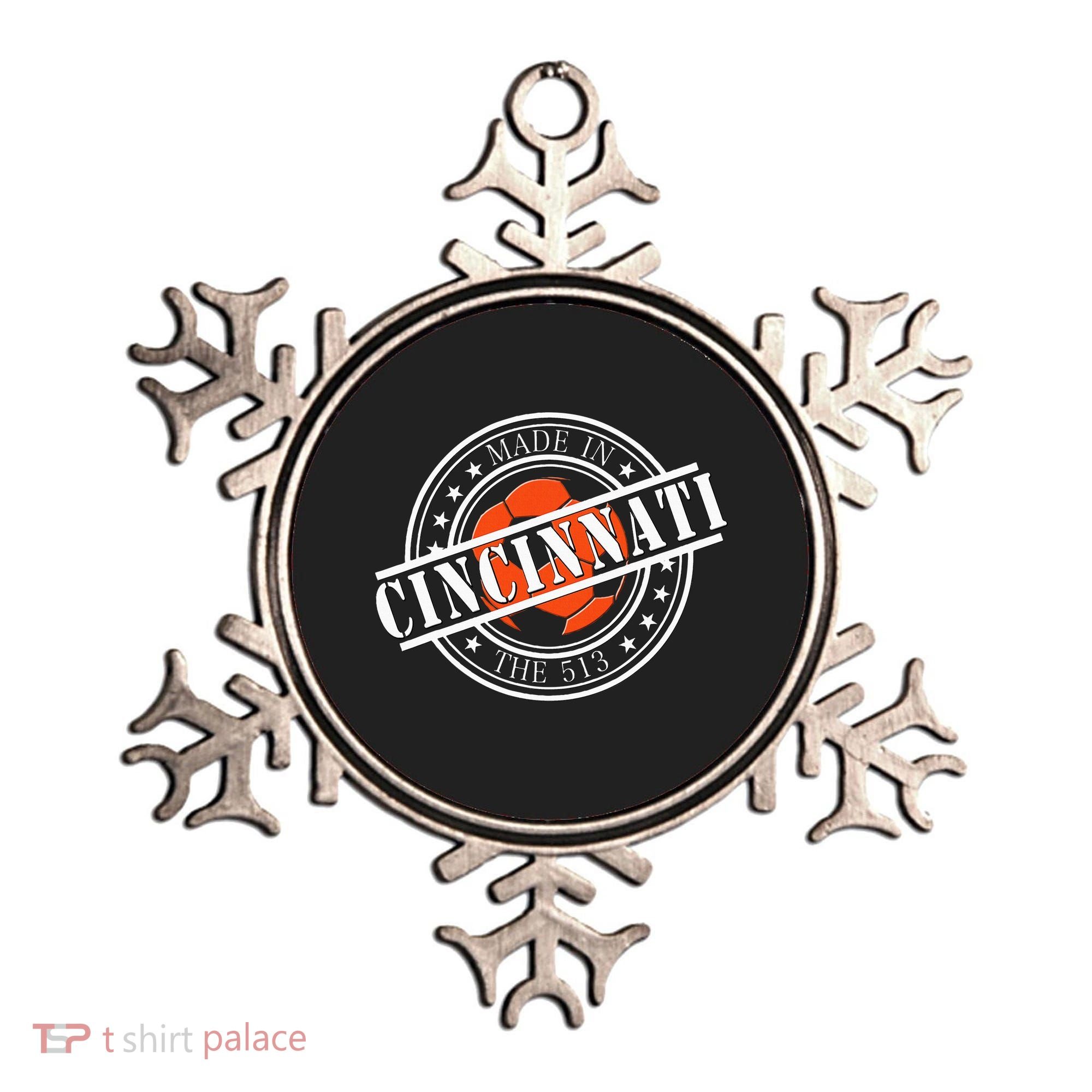 Cincinnati Ohio 513 Soccer Squad Ornament