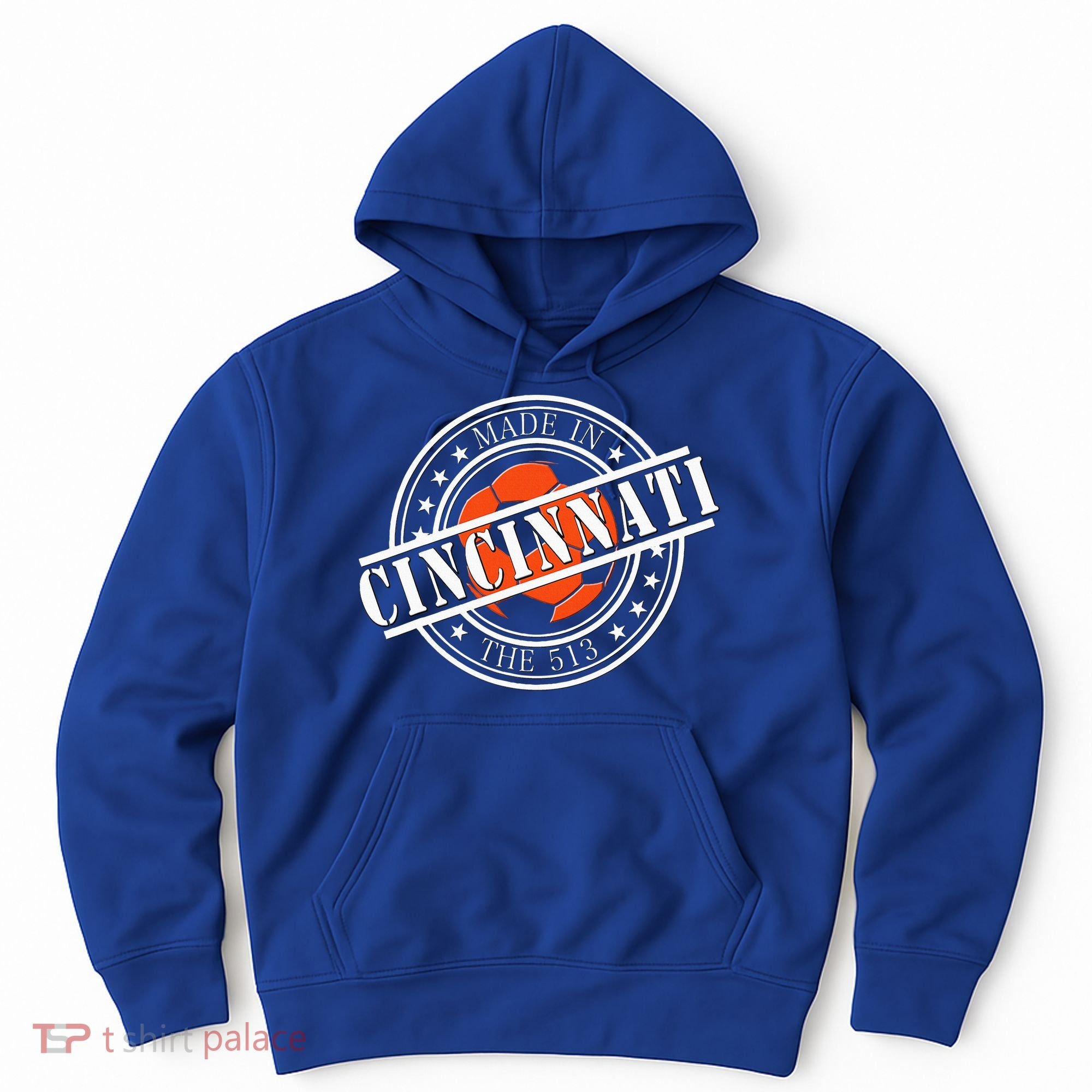 Cincinnati Ohio 513 Soccer Squad Hoodie