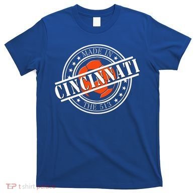 Cincinnati Ohio 513 Soccer Squad T-Shirt