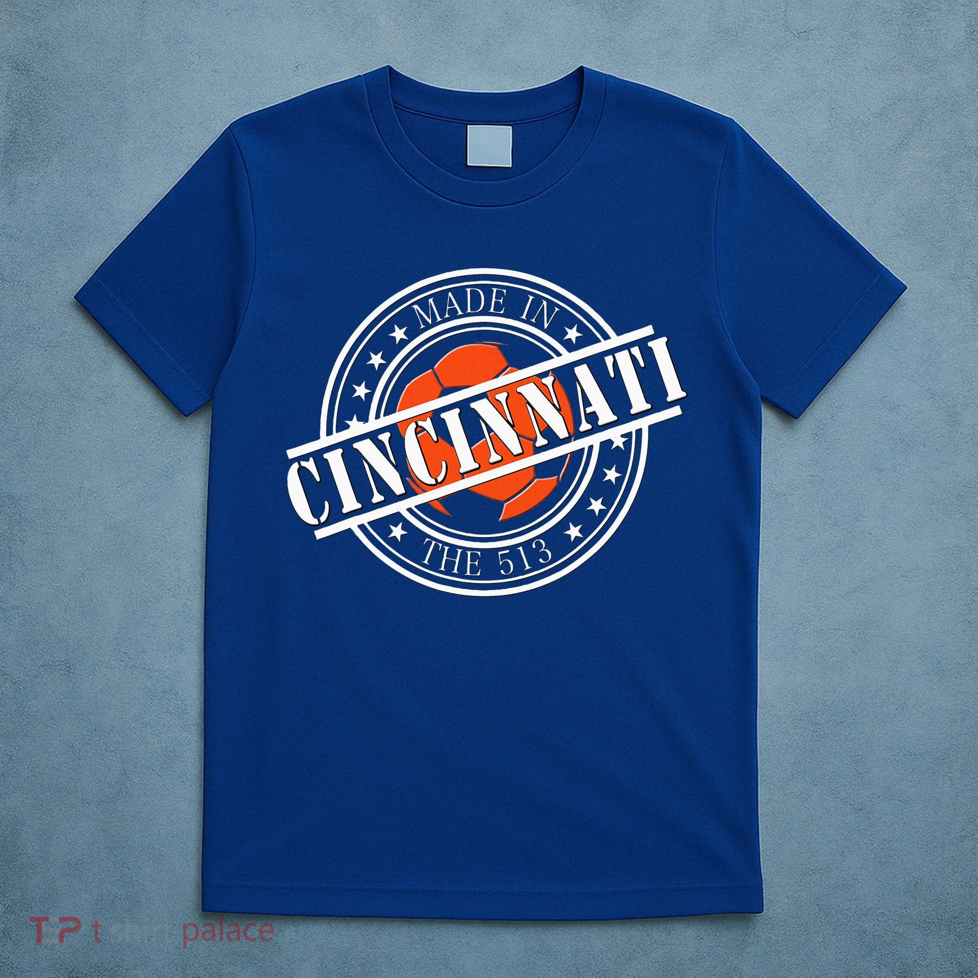 Cincinnati Ohio 513 Soccer Squad T-Shirt