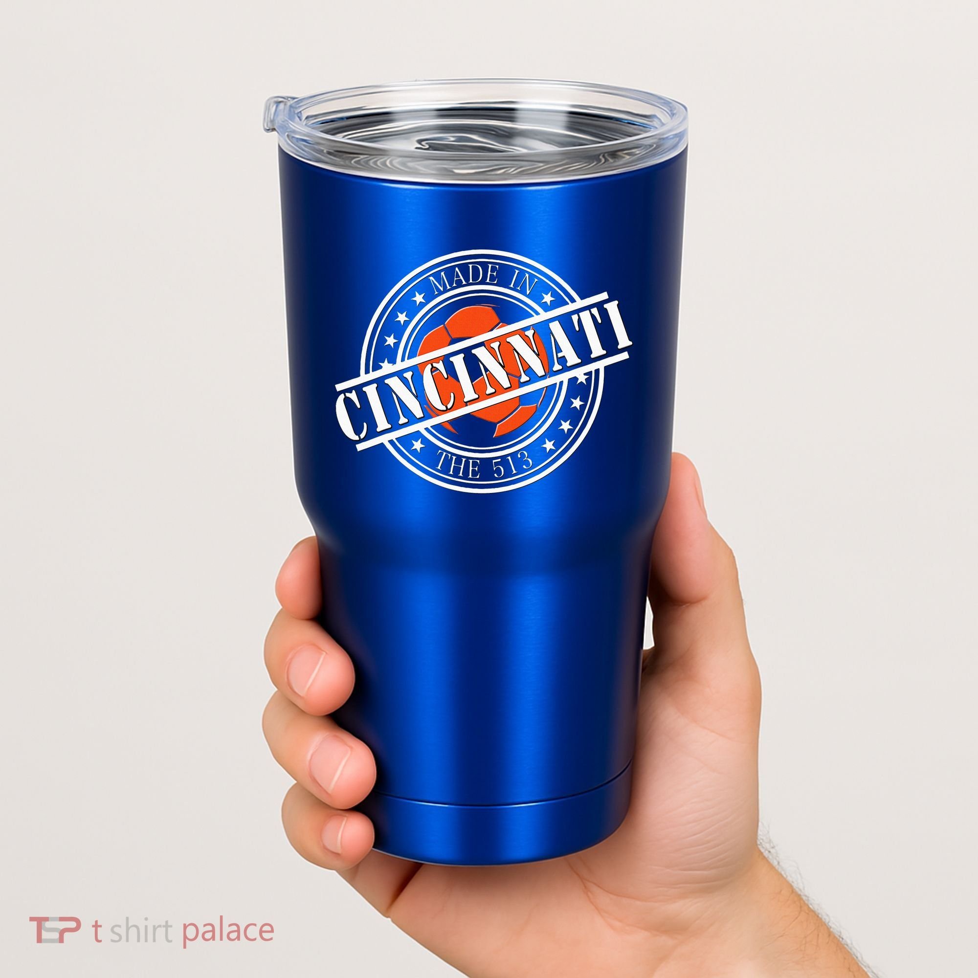 Cincinnati Ohio 513 Soccer Squad Tumbler