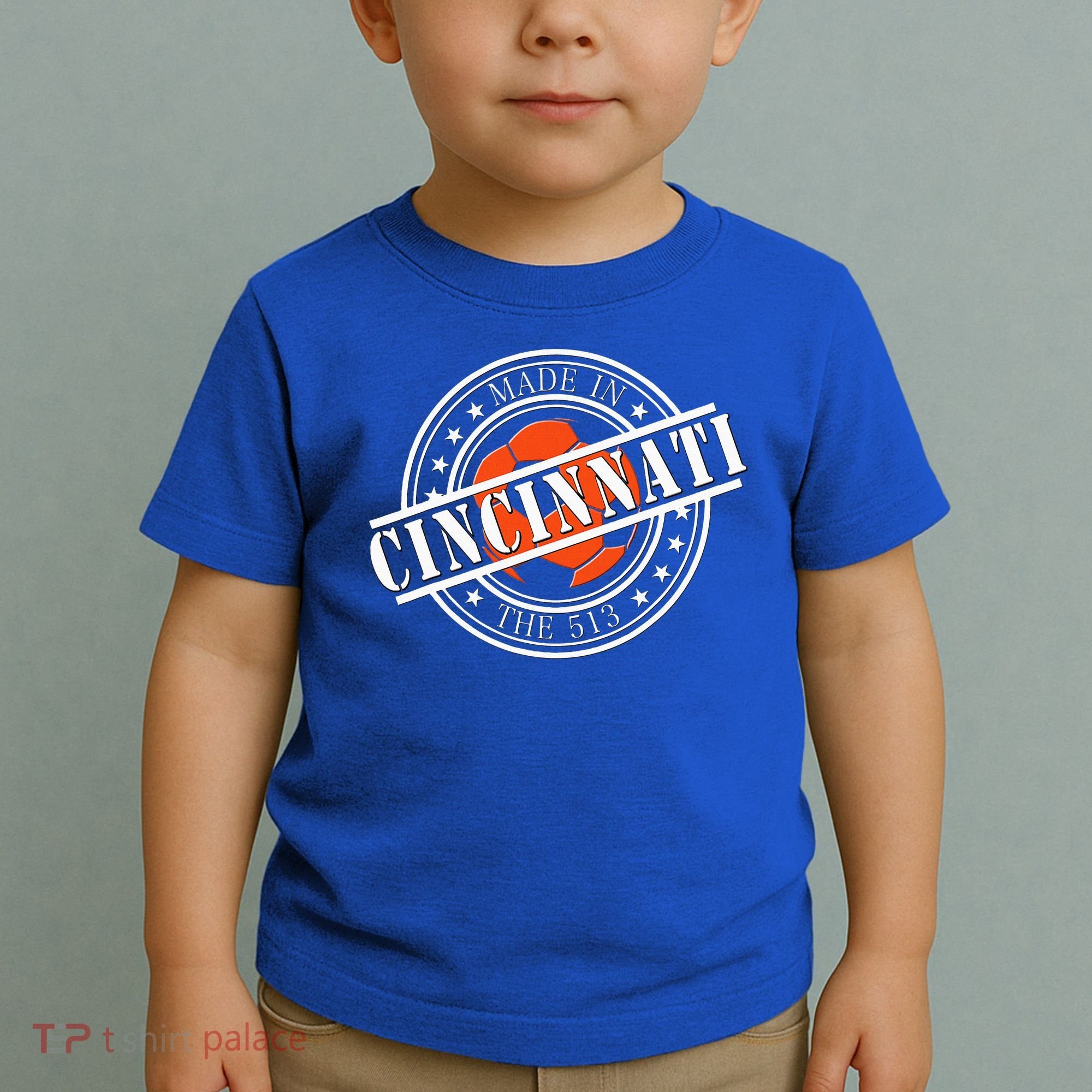 Cincinnati Ohio 513 Soccer Squad Toddler T-Shirt