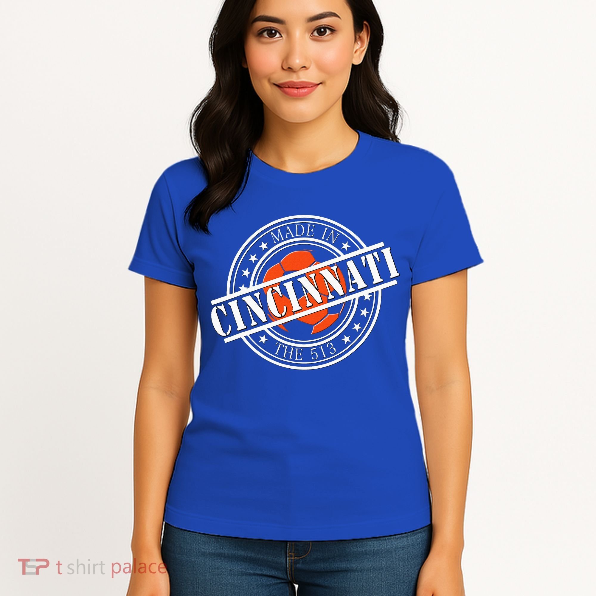 Cincinnati Ohio 513 Soccer Squad Women's T-Shirt