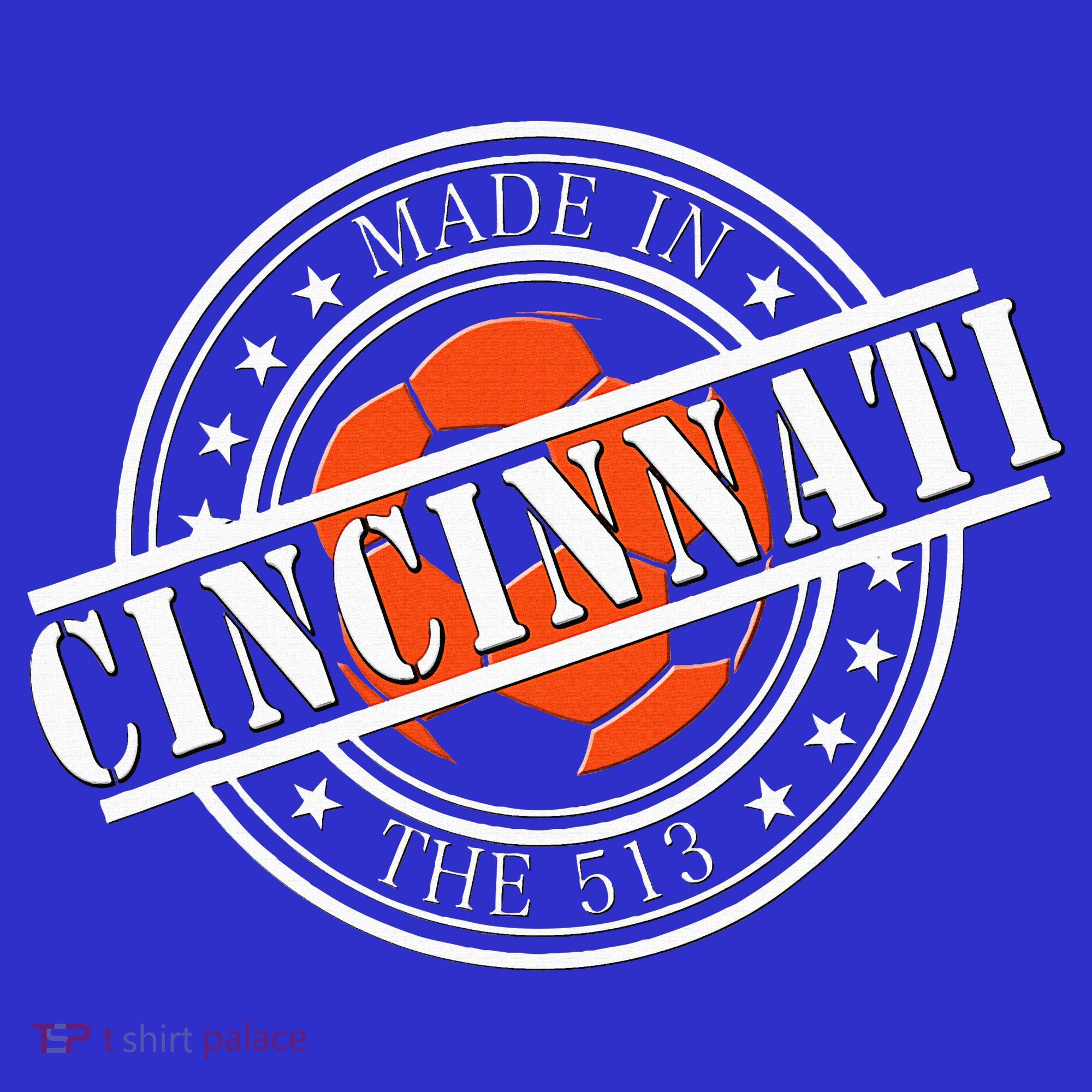 Cincinnati Ohio 513 Soccer Squad Kids Hoodie