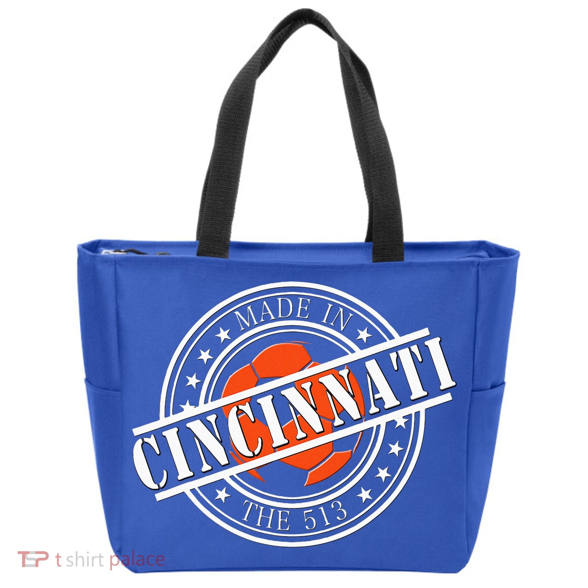 Cincinnati Ohio 513 Soccer Squad Tote Bag