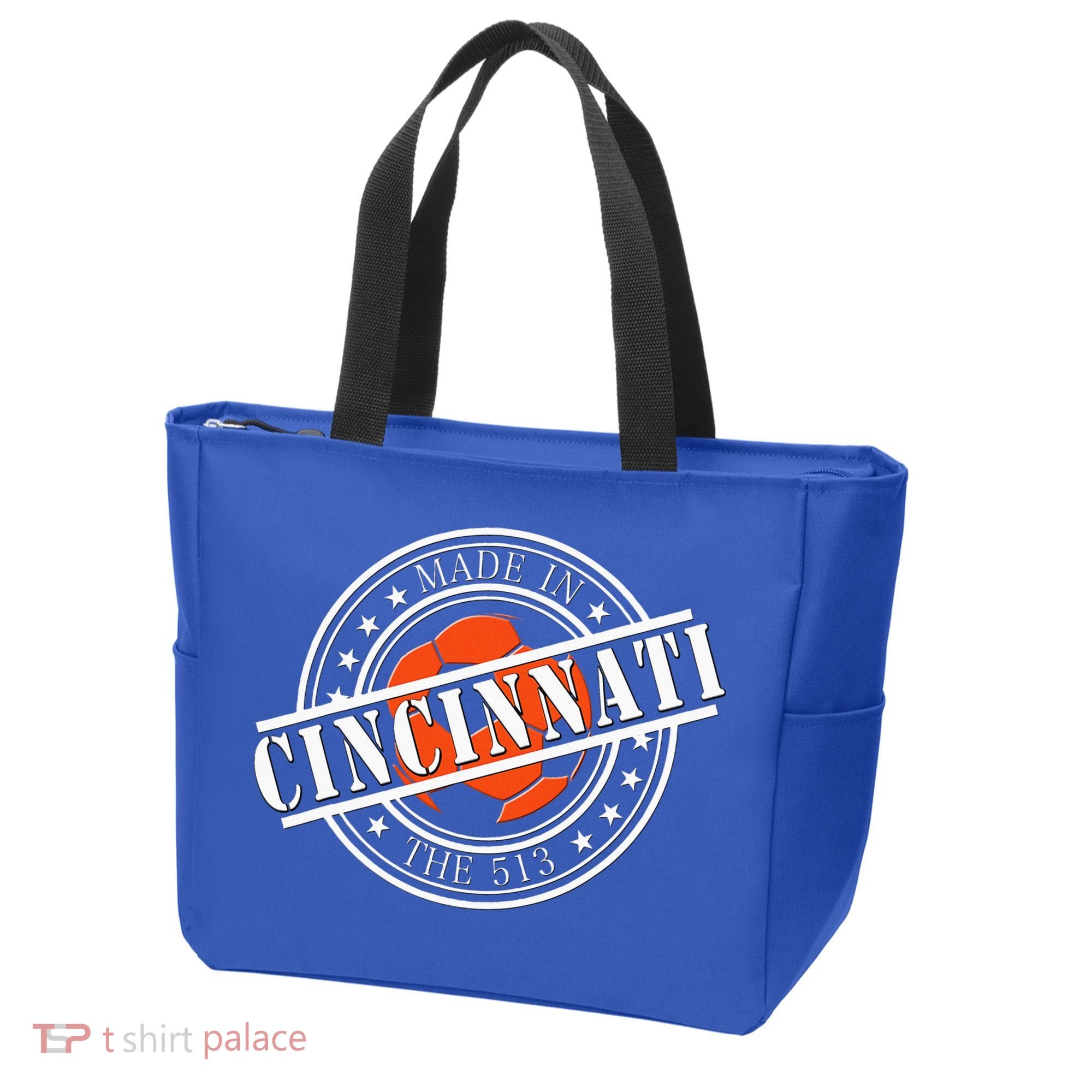 Cincinnati Ohio 513 Soccer Squad Tote Bag