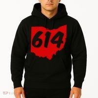 Columbus Ohio 614 Area Code 614 Hoodie thumb 2