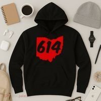 Columbus Ohio 614 Area Code 614 Hoodie thumb 3
