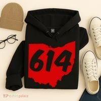 Columbus Ohio 614 Area Code 614 Hoodie thumb 4