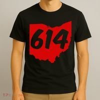 Columbus Ohio 614 Area Code 614 T-Shirt thumb 3