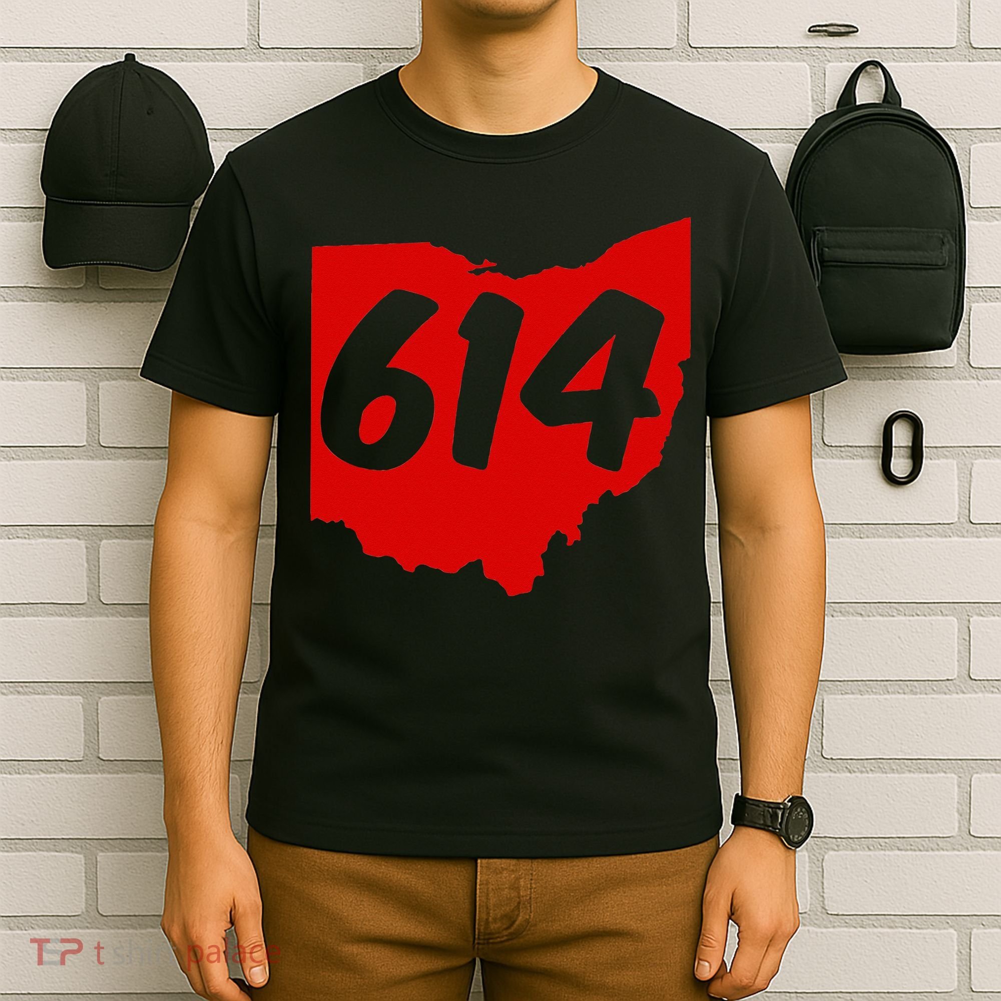 Columbus Ohio 614 Area Code 614 T-Shirt