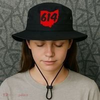 Columbus Ohio 614 Area Code 614 Bucket Hat thumb 3