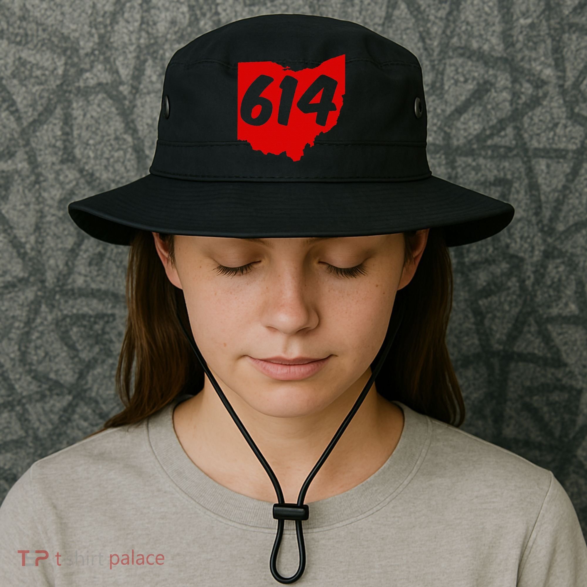 Columbus Ohio 614 Area Code 614 Bucket Hat