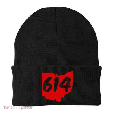 Columbus Ohio 614 Area Code 614 Beanie