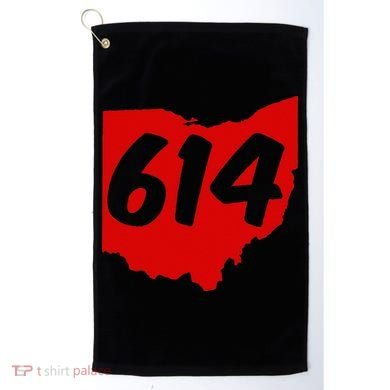 Columbus Ohio 614 Area Code 614 Golf Towel
