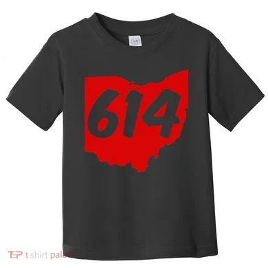 Columbus Ohio 614 Area Code 614 Toddler T-Shirt