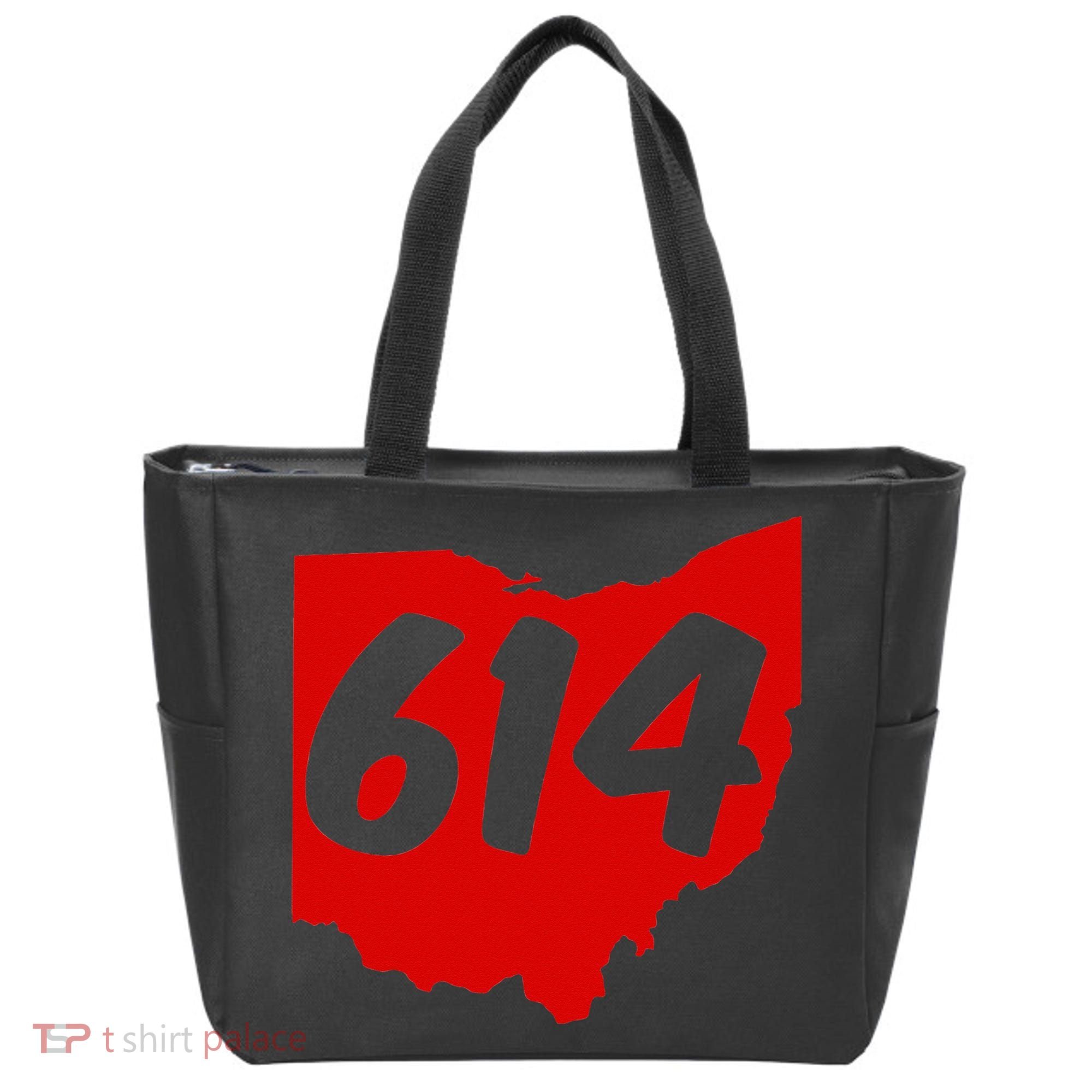 Columbus Ohio 614 Area Code 614 Tote Bag