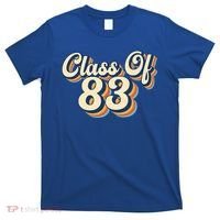 Class Of 83 1983 Graduation High School Reunion Vintage T-Shirt thumb 0
