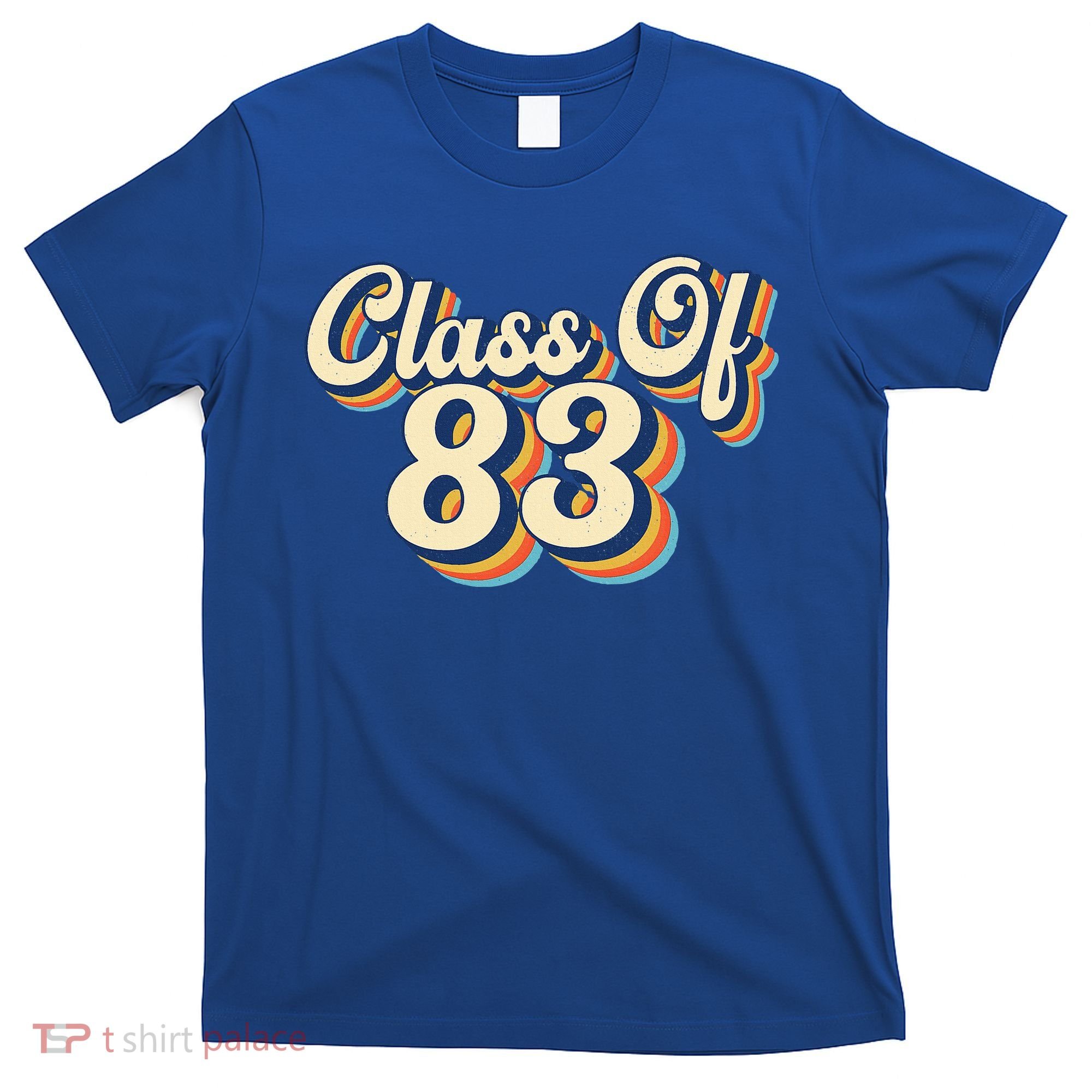 Class Of 83 1983 Graduation High School Reunion Vintage T-Shirt