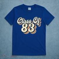 Class Of 83 1983 Graduation High School Reunion Vintage T-Shirt thumb 5