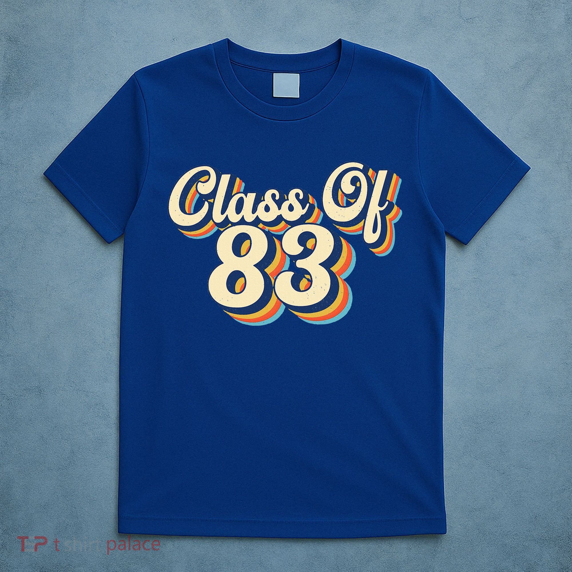 Class Of 83 1983 Graduation High School Reunion Vintage T-Shirt